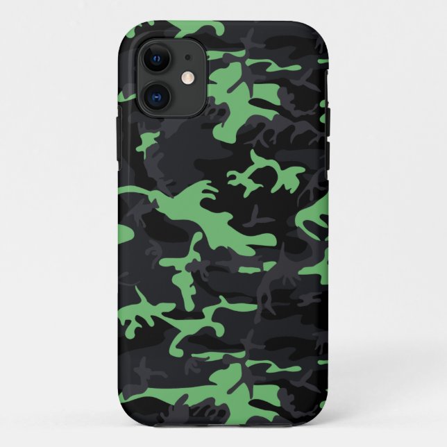 Funda De Case-Mate Para iPhone Mint Highlights Camo (Reverso)