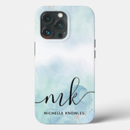 Funda Para iPhone 13 Pro Mint y Blue