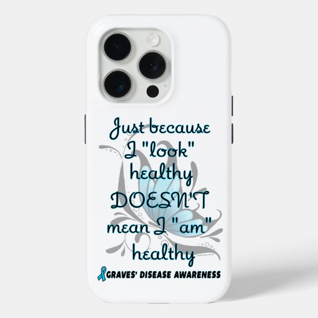 Funda De Case-Mate Para iPhone "Mira" Healthy/Butterfly... Graves" (Reverso )