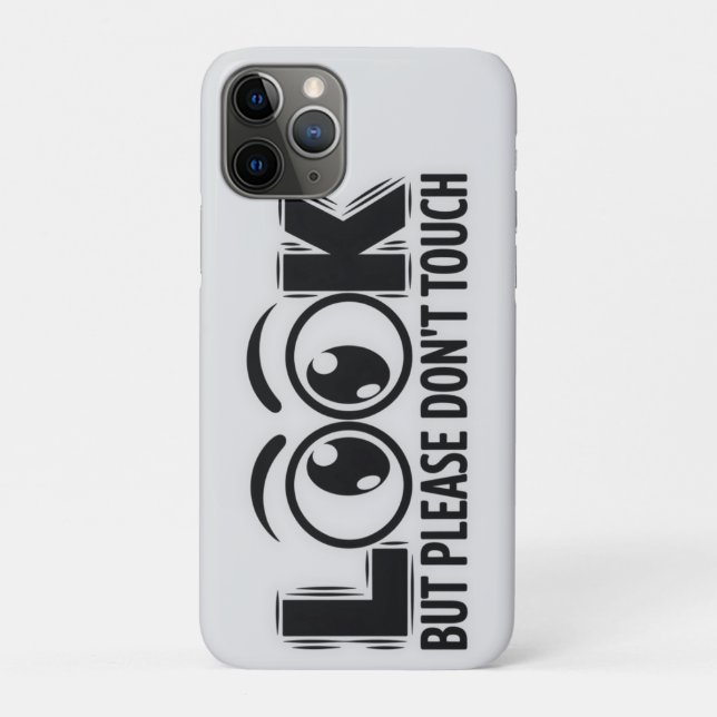 Funda De Case-Mate Para iPhone Mira, pero no toques (Reverso)