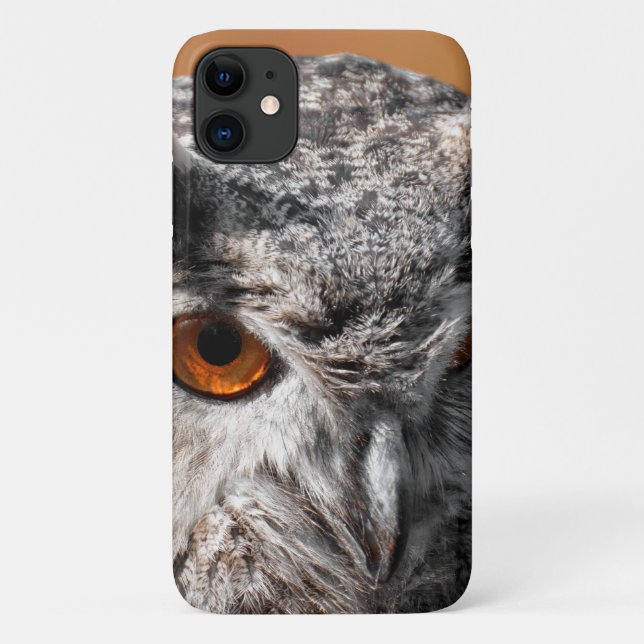Funda De Case-Mate Para iPhone Mirada de búho (Reverso)