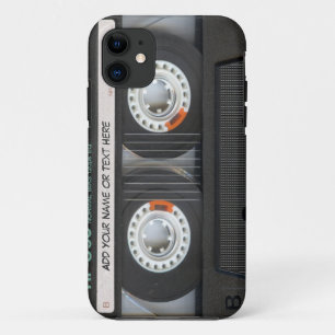 Funda Para iPhone 11 Mirada de la cinta de casete de música del vintage