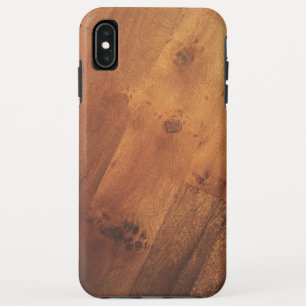 Funda Para iPhone XS Max Mirada de madera de la viruta de madera elegante