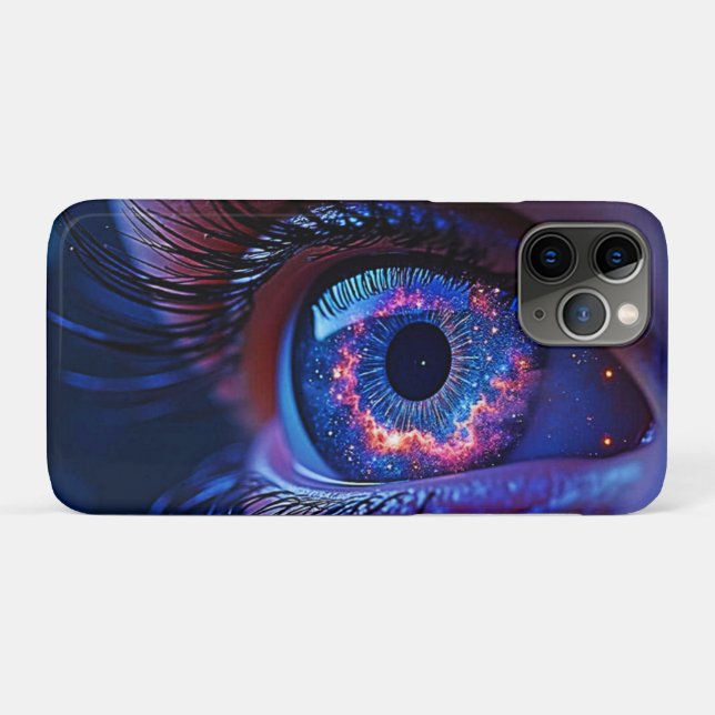 Funda De Case-Mate Para iPhone Mirada estelar cósmica (Reverso (horizontal))