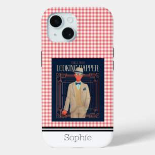 Funda Para iPhone 15 Mirando a Dapper Retro Samsung