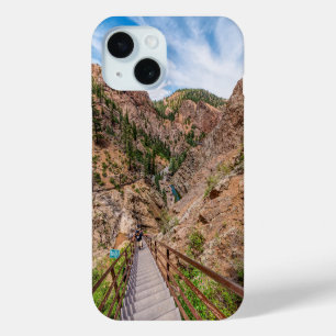 Funda Para iPhone 15 Mirando hacia abajo el estuche para iPhone de Seve