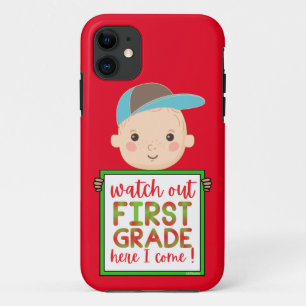 Funda Para iPhone 11 MIREN A PRIMER GRADO AQUÍ ME VOY gracioso lindo
