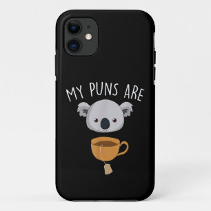 Funda Para iPhone 11 Mis chistes son koala té divertidos chistes de ani
