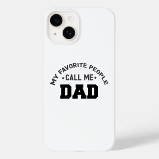 Funda Para iPhone 14 De Case-Mate Mis favoritos me llaman papá