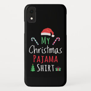 Funda Para iPhone XR Mis Navidades Camisa Pajama