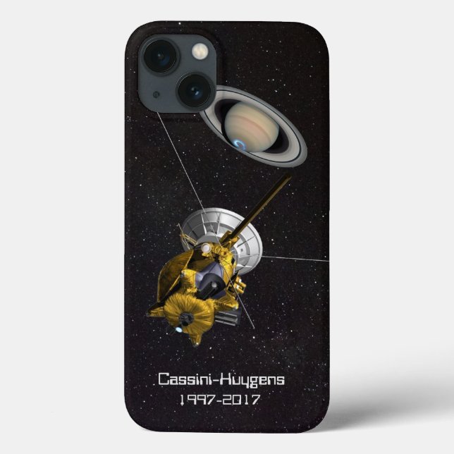 Funda De Case-Mate Para iPhone Misión Cassini Huygens a Saturno (Reverso)