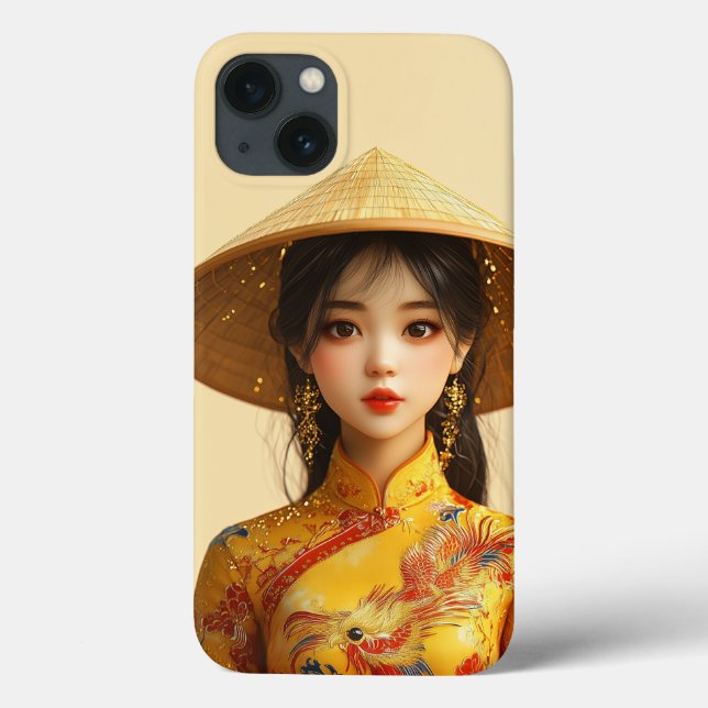 Funda De Case-Mate Para iPhone Miss Aodai (Reverso)