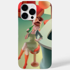 Funda Para iPhone 14 Pro Max De Case-Mate Miss Meow - Serie nocturna de bares