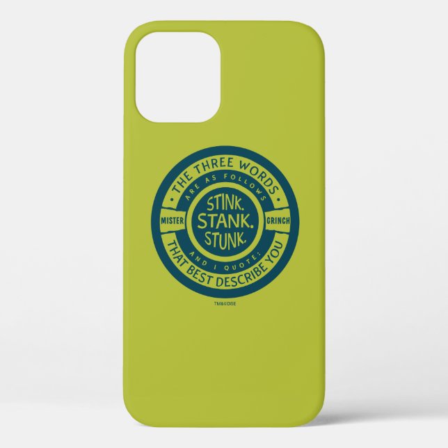 Funda De Case-Mate Para iPhone Mister Grinch | Stank Stunk (Reverso )