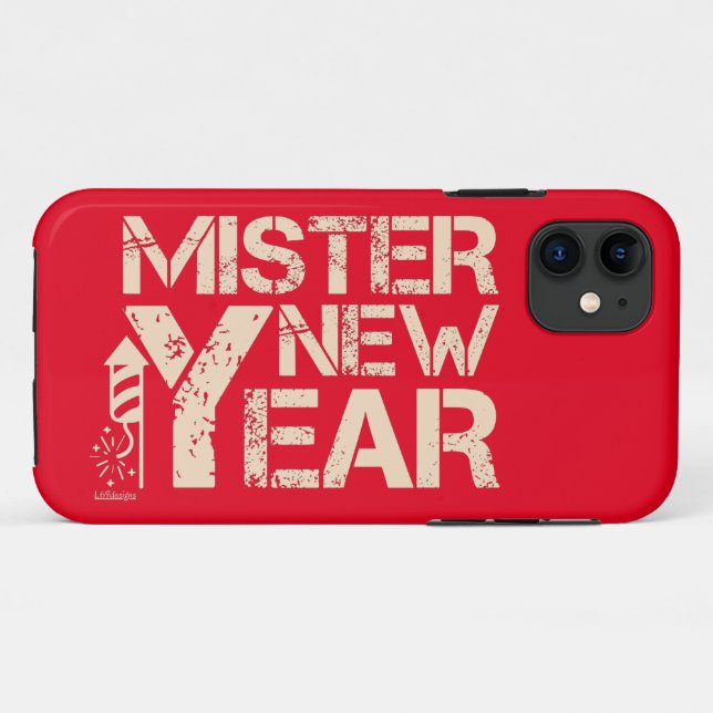 FUNDA DE Case-Mate PARA iPhone MISTER NEW YEAR (Reverso (horizontal))