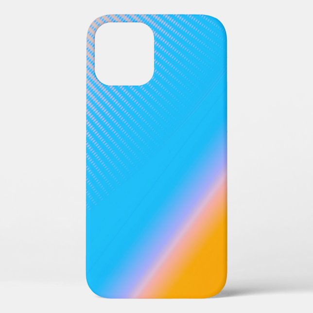 Funda De Case-Mate Para iPhone Misterio del Gradiente: Arte Abstracto Borroso. (Reverso )