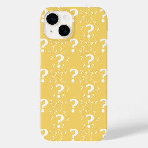 Funda Para iPhone 14 De Case-Mate Misterio marca de interrogación acertijo amarillo
