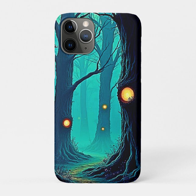 Funda De Case-Mate Para iPhone Misterio sobre el bosque de la fantasía oscura (Reverso)