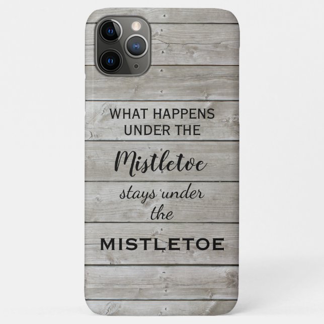 Funda De Case-Mate Para iPhone Mistletoe Holiday (Reverso)