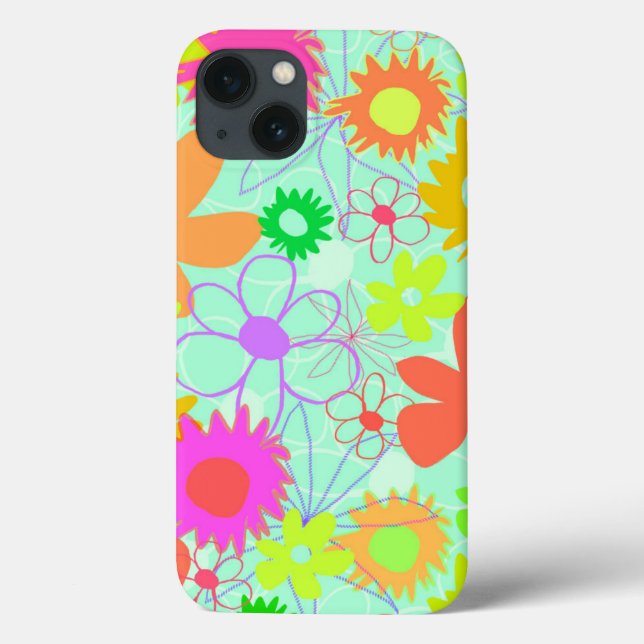 Funda De Case-Mate Para iPhone Mixed Flowers (Reverso)