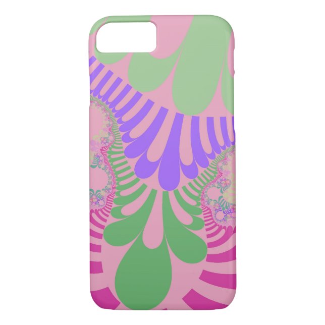 Funda De Case-Mate Para iPhone Mod arcoiris rosa (Reverso)