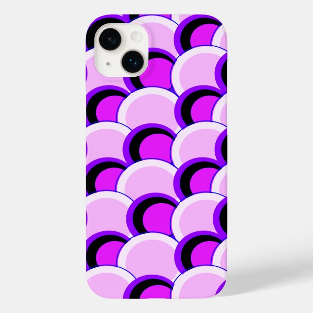 Funda De Case-Mate Para iPhone Mod Circles Pink and Purple (Reverso )