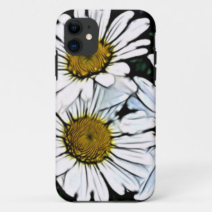 Funda Para iPhone 11 Moda bohemia Hipster Daisy blanco de verano