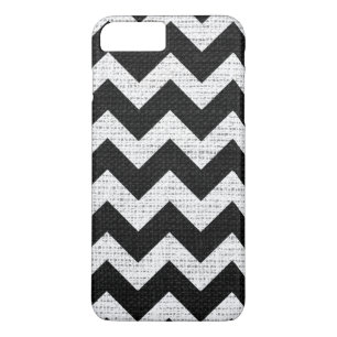 Funda Para iPhone 8 Plus/7 Plus Moda Chevron Burlap Rustic #45
