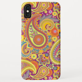 Funda Para iPhone XS Max Moda Colorido Floral Paisley Patrón Girly