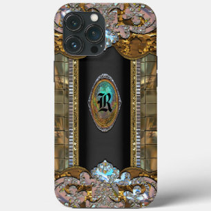 Funda Para iPhone 13 Pro Max Moda Coronelli Monograma elegante