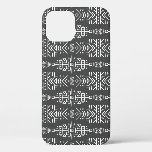 Funda De Case-Mate Para iPhone Moda de Boho Étnico: Diseño Tribal Sin Maravillas (Reverso )