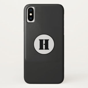Funda Para iPhone X Moda DE ESTILO MÍNIMO MODERNO MONOGRAM ELEGANTE SI