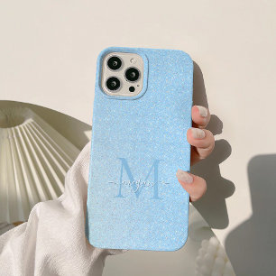 Funda Para iPhone 15 Pro Max Moda del Personalizado Ombre Purpurina de diamante