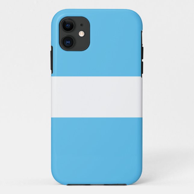 Funda De Case-Mate Para iPhone Moda deportiva Bonito brillante cielo azul franjas (Reverso)