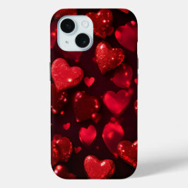 Funda Para iPhone 15 Moda El día de San Valentín romántica de los coraz