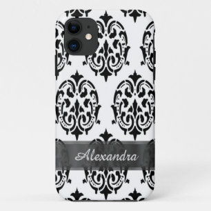 title_seo2 Moda elegante damasco personalizado blanco y negro