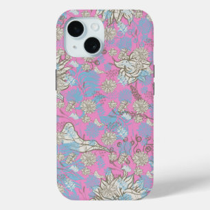 Funda Para iPhone 15 Moda elegante Flor silvestre