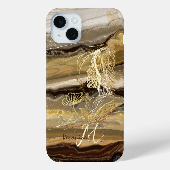 Funda De Case-Mate Para iPhone Moda Elegante Mármol (Reverso )