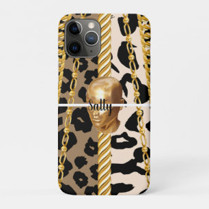 Funda Para iPhone 11 Pro Moda Golden Wild Lujoso Girly Bday