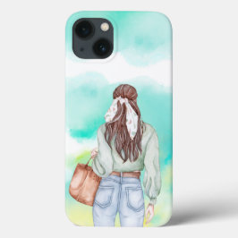 Funda Para iPhone 13 Moda Hermosa Chica