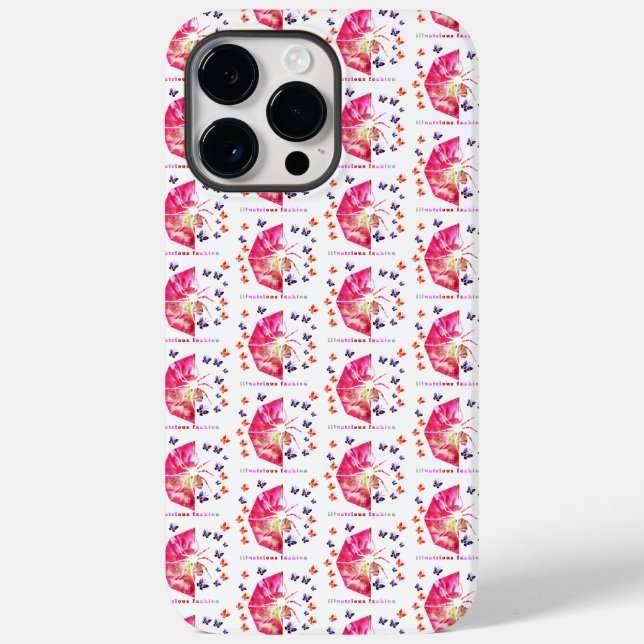 Funda De Case-Mate Para iPhone Moda ilustre (Reverso )