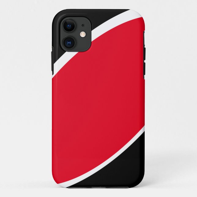 Funda De Case-Mate Para iPhone Moda moderna Brillantes Curvas Blancas Rojas En Ne (Reverso)