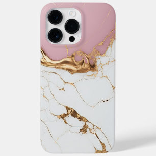 Funda Para iPhone 14 Pro Max De Case-Mate Moda moderna de lujo de mármol blanco rosado de or