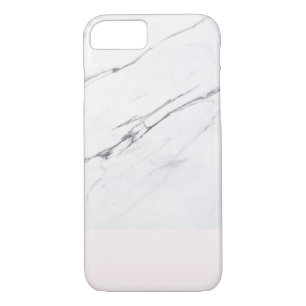 Funda Para iPhone 8/7 Moda moderna de mármol blanco con color de acento