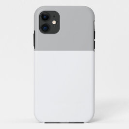 Funda Para iPhone 11 Moda moderna Elegante Color blanco grisáceo claro