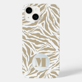 Funda Para iPhone 14 De Case-Mate Moda Monograma Cebra