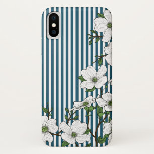 title_seo2 Moda Patrón de flores y rayas de dogwood
