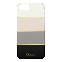 Moda Patrón de rayas modernas con nombre