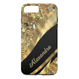 title_seo2 Moda personalizada elegante negro y oro bling