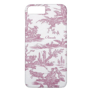 iPhone 8 Plus/7 Plus Moda Personalizado de toiles franceses Funda para